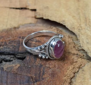 925 Sterling <b>Silver</b> Pink Tourmaline Bezel <b>Set</b> <b>Ring</b> Handmade Designer Gemstone <b>Ring</b> for Women October Birthstone Fine Jewelry - Product Image 4
