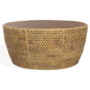 Rattan RD Woven Coffee Table Muebles de sala de estar con estilo - Product Image 2