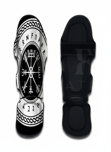 Protège-tibias professionnels pour arts martiaux, Muay Thai, unisexe, en cuir PU de haute qualité, pour Kickboxing et MMA - Product Image 3
