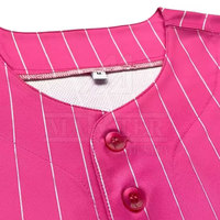 Jersey Baseball Logo Kustom untuk Dewasa Lengan Pendek Desain Bernapas Nyaman dan Tahan Lama untuk Latihan & Praktik