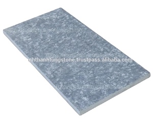 Carreaux de pierre bleue en calcaire brossé flammé de haute qualité Surface antidérapante Style design moderne pour le revêtement de pavage extérieur de villa - Product Image 4