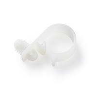 Pince de fixation de câble en plastique Essentra, fixation en forme de flèche, nylon naturel BHLWHC, clip à fixation par trou aveugle