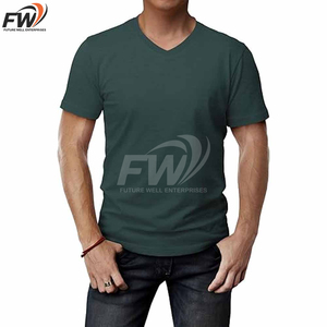Camisetas de gimnasio para hombre, personalizadas, de gran venta, cómodas, transpirables, 100% algodón, diseño de hombros caídos, en color sólido, cuello en V - Product Image 6