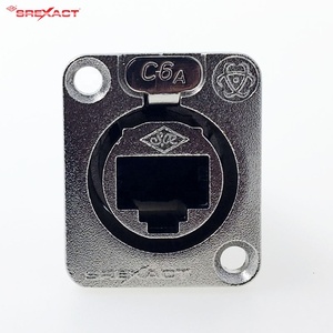 Connecteur de réseau femelle en alliage de zinc de résistance aquatique de RJ45 Cat6A IP66 - Product Image 4