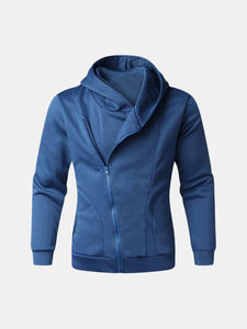 Nouvelle mode, haute qualité, vente en gros, 73% polyester, 23% coton, sweat à capuche chaud pour homme, service OEM personnalisé, logos brodés, lavés - Product Image 2