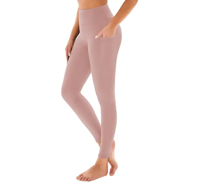 Trendy Butt Lifting <b>Leggings</b> for Gym Workout Wear Plain Design Women <b>Leggings</b> <b>With</b> Side <b>Pockets</b> - Product Image 6