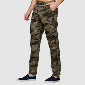 Pantalones Cargo de Camuflaje para Hombre, Ropa Deportiva, Logotipo Personalizado Impreso, Pantalones Cargo Casuales con Parche Bordado, Alta Calidad, 100% Algodón, Secado Rápido - Product Image 6