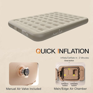 Квин размер портативный надувной матрас автоматический перезаряжаемый насос для домашнего автомобиля отель Кемпинг ткань из ПВХ для кемпинга - Product Image 3
