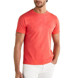 Camiseta Casual de Algodón Rosa Sólido para Hombre 2025, Ajuste Holgado, Manga Corta, Ropa de Verano, 100% Algodón, Camisetas Lisas para Hombre - Product Image 1