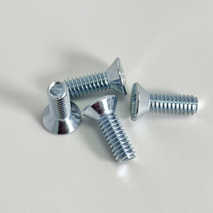 Vis de machine à tête fraisée de précision, classe 8, en acier inoxydable zingué, en pouces, pour usage professionnel - Product Image 2