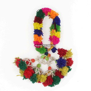 Brazalete Indio Banjara Vintage con Borlas, Brazalete Étnico Tribal para Danza del Vientre, Brazalete Tribal Banjara Auténtico - Product Image 5