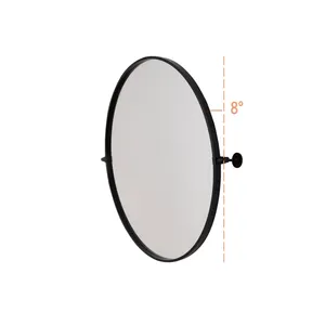 Miroir mural en métal fait main moderne, élégant et artistique, pour l'intérieur luxueux de la maison, chambre, salle à manger, entrée - Product Image 2