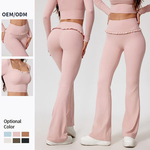 Conjunto Deportivo de Yoga para Mujer, Transpirable y Ligero, de Alta Calidad, con Top Deportivo y Leggings de Alta Elasticidad para Uso Diario en el Gimnasio y Yoga - Product Image 1