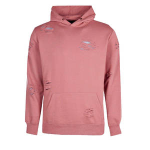 Sudadera con Capucha Oversize de Algodón Mezclado Más Vendida para Hombre, Transpirable, Estilo Urbano, con Efecto Desgastado - Product Image 3