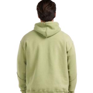 Sweat à capuche personnalisé pour homme, vente en gros, sweat-shirt uni à capuche avec poche kangourou, cordon de serrage, poignets côtelés, streetwear décontracté, OEM - Product Image 3