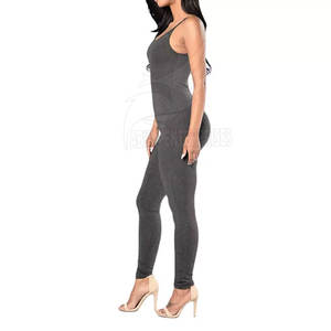 Mono sin mangas para mujer, recién llegado, mono de yoga y fitness para mujer en el mejor material. - Product Image 3