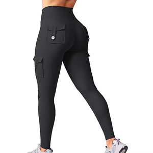 OEM Trending Seamless Women Yoga Legging Compression High Waist Pants Gym Running Fitness <b>Tights</b> for Training and Daily Wear - Product Image 5