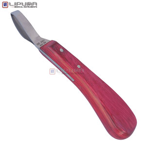 Couteau à ongles LIPUMA EDGELINE pour soins des sabots de chevaux, lame en acier inoxydable J2, manche en fibre, 20 cm, tranchant et durable - Product Image 3