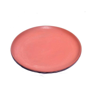 Assiette de service durable, faite à la main, écologique, style campagnard, en argile naturelle - Product Image 1