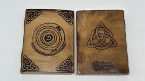 Handmade Leather Journal Notebook Celtic Embossed Cover Vintage Writing <b>Diary</b> Gift for <b>Travel</b> and Everyday Use - Product Image 2