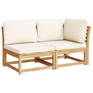 Conjunto Modular Mediano para Jardín, Madera de Acacia Sólida Natural, Muebles de Exterior Duraderos y Elegantes - Product Image 3
