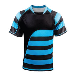 Camiseta de Rugby Personalizada OEM 2026, Diseño de Última Generación, Tejido de Poliéster de 280 g/m², Conjunto de Equipo Personalizado para Hombre y Mujer - Product Image 5