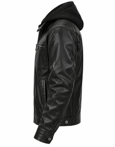 Veste en cuir pour homme de haute qualité, écologique, personnalisée, best-seller, nouvelle arrivée, légère, style streetwear d'hiver - Product Image 3