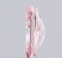 Diamante Cultivado en Laboratorio con Certificación IGI, Corte Radiante de 0.82 CT, Color Rosa Intenso, Claridad VS2, 606351042, Joyería ROYAL GEMS