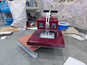 Máquina de prensa de calor neumática de doble estación, prensa de transferencia automática de cama plana de 18 x 24 pulgadas para impresión de prendas - Product Image 3