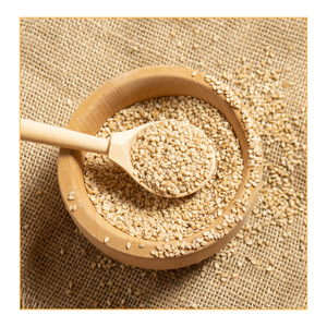 Graines de sésame naturelles blanches biologiques de qualité supérieure 99.9% pur frais sans OGM 50kg sac de jute pour les collations marché d'exportation de tahini 12 mois - Product Image 1