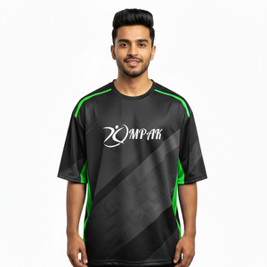 เสื้อยืดโอเวอร์ไซส์ลายพิมพ์สไตล์คนเมือง แฟชั่นสตรีทแวร์ลำลองสำหรับผู้ชาย - Product Image 1