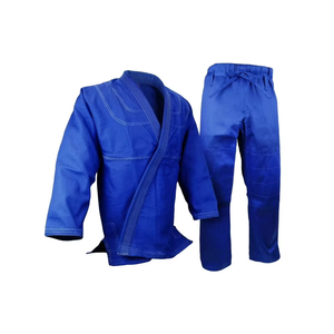 Uniforme de karaté pour hommes de haute qualité avec logo personnalisé brodé, en polyester et coton, tenue d'arts martiaux, prix d'usine, entraînement - Product Image 1