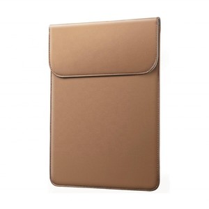 Wholesale Luxury 13-16 Inch PU Leather Laptop Stand Sleeve Case <b>Bag</b> Large Capacity Foldable Waterproof Design for Slim Laptop - Product Image 2