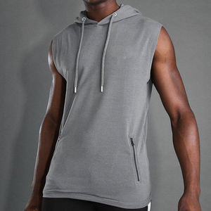 Professional High Quality Casual Solid Men's Winter Gym Hoodie and Sports Pullover Breathable Training Gym Hoodie - Product Image 4