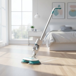 SUDEX Household Rechargeable <b>Electric</b> <b>Mop</b> with Detachable Water Tank and Spray System Wet & Dry Cleaning - Product Image 2