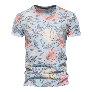 T-shirt pour homme à col en V en coton 100% à séchage rapide, design 2022, taille et couleur personnalisées, ODM, tricot court, vente en gros, OEM - Product Image 1