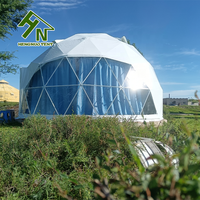 Hengnuo Camping Geo Dome Home Kit de dôme géodésique d'arrière-cour Tentes Glamping Garden Igloo Dome House