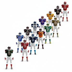 Sportswear Outdoor Customized Unique Design Sublimation All Season American Football Uniforms Breathable High Quality Uniforms - Product Image 1