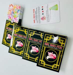 Jeu de cartes de magie MR RED Fox, jeu de 4 cartes de mentaliste espion, identifiées par le dos - Product Image 5