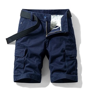 Shorts cargo pour hommes respirants et imperméables à plusieurs poches, anti-rides, séchage rapide, de qualité supérieure, 100% coton - Product Image 5