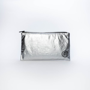 กระเป๋าเครื่องสำอางปากแบนแบบกันน้ำกระเซ็นปรับแต่งได้มีซิปปิดแฟชั่นลายพิมพ์กระดาษ Tyvek คุณสมบัติที่กำหนดเองได้ - Product Image 1