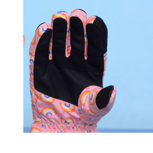 Gants de ski imperméables fournis directement par l'usine, pour l'extérieur, décontractés, chauds pour l'hiver, avec sangle réglable et paume antidérapante, logo personnalisable - Product Image 4