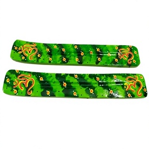 Porte-encens en bois de mangue Laxmans peints à la main pour usage religieux, toutes saisons, vente en gros, artisanat indien - Product Image 1