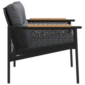 Silla de Jardín Negra, Complemento Perfecto para tu Espacio Exterior - Product Image 5