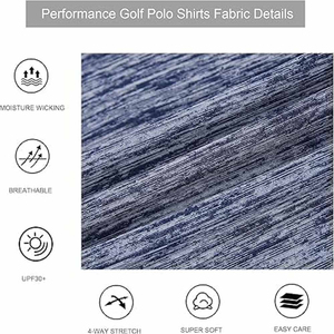 Camisetas Polo Personalizadas al por Mayor, 100% Algodón Piqué, Manga Corta, Antiarrugas, Camisetas Polo para Hombre con Logotipo de Marca, Camisetas Polo de Golf para Hombre - Product Image 5