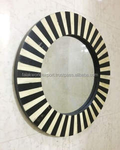 Cadre de miroir incrusté de résine de luxe pour la décoration intérieure Miroir décoratif personnalisé de Falak World Export - Product Image 3