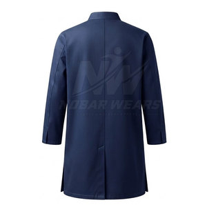 High Quality Lab Coat With Secure <b>Snap</b> Button <b>Fastening</b> Practical Storage Pockets Long Sleeve Design And Durable Workplace - Product Image 3