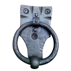 ที่เคาะประตูดีไซน์รูปดอกไม้ทันสมัย ผลิตจากเหล็กเคลือบสีดำด้วยวิธีพ่นเคลือบผง เหมาะสำหรับใช้เป็นที่ดึงประตูสำหรับจัดระเบียบภายนอก - Product Image 6