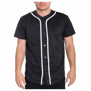 T-shirts de baseball en gros, impression par sublimation, design personnalisé, maillot de baseball - Product Image 1