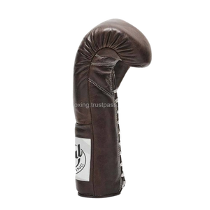 Jumeaux professionnels en cuir avec logo personnalisé pour femmes en gros noir concevez vos propres gants de boxe - Product Image 1